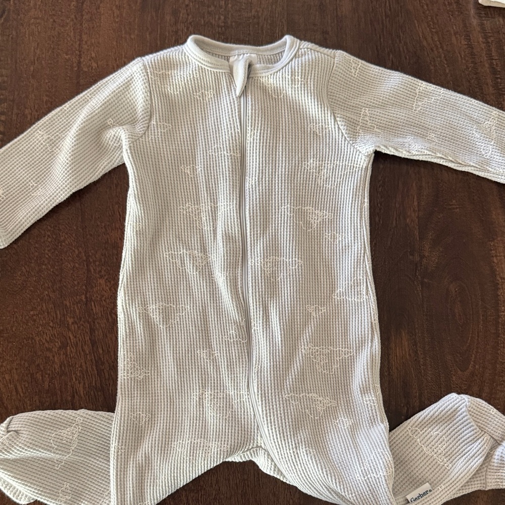3-6M Gerber Footed Pajama Onesie